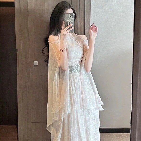 韓国ファッションパーティードレスチャイナドレスL正式な場合礼装上品成人式演奏会発表会卒業式結婚式