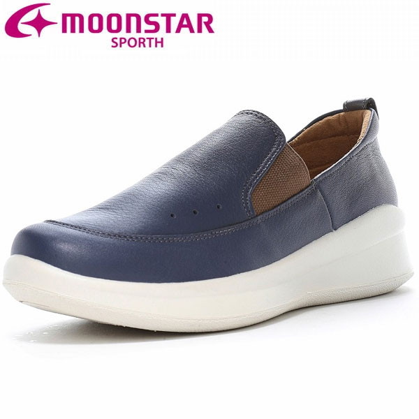 ムーンスター moonstar スポルス SPORTH スリッポン スニーカー シューズ SP2004 レディース