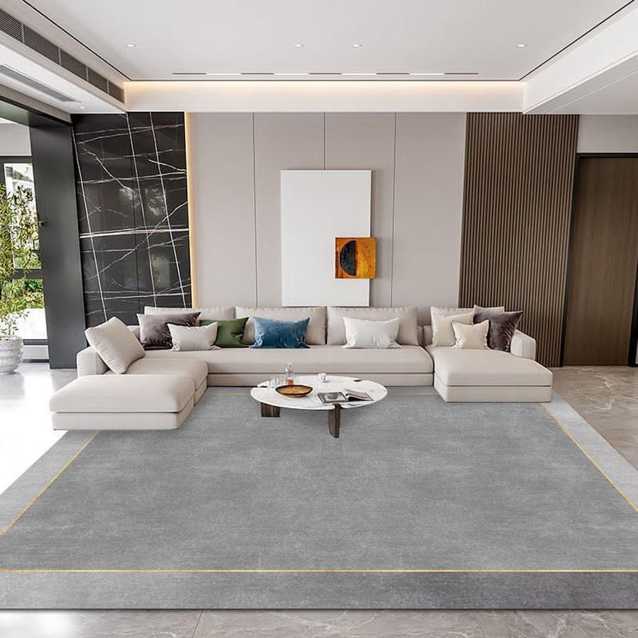 リビングカーペット シンプル モダン 厚手 フロアマット ソファ コーヒーテーブル 毛布 ブランケット ライト ラグジュアリー