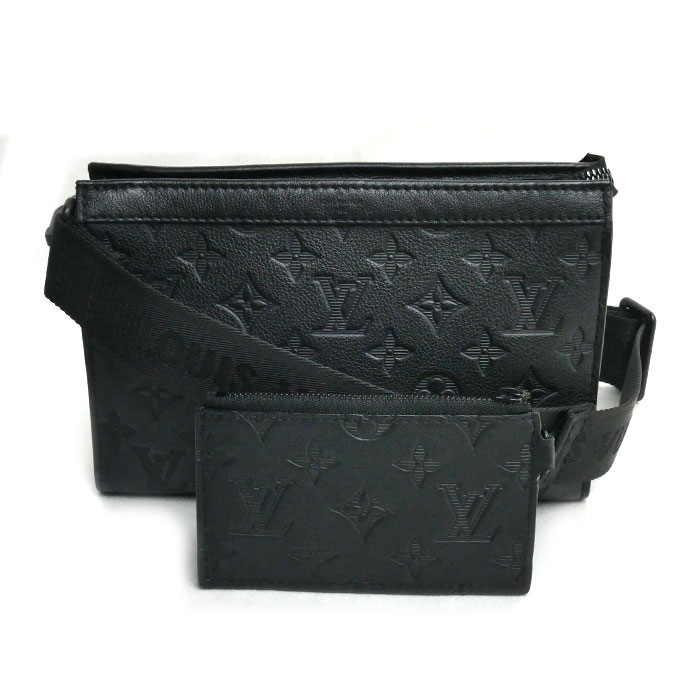 LOUIS VUITTON ルイ・ヴィトン ガストンウェアラブル ウォレット ショルダーバッグ ブラック M81115 ＩＣ メンズ 中古
