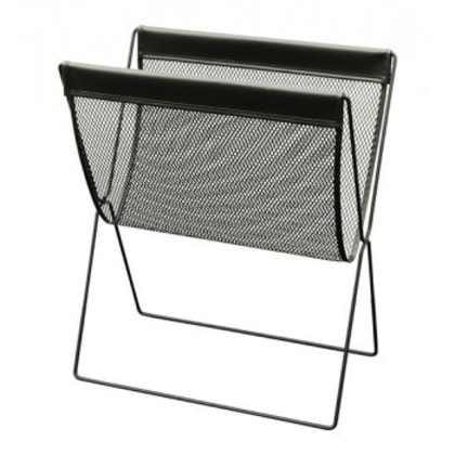 日本製 SAKI(サキ) サイドワゴン・メッシュ×合皮 Lブラックフレーム ブラック R-345・B