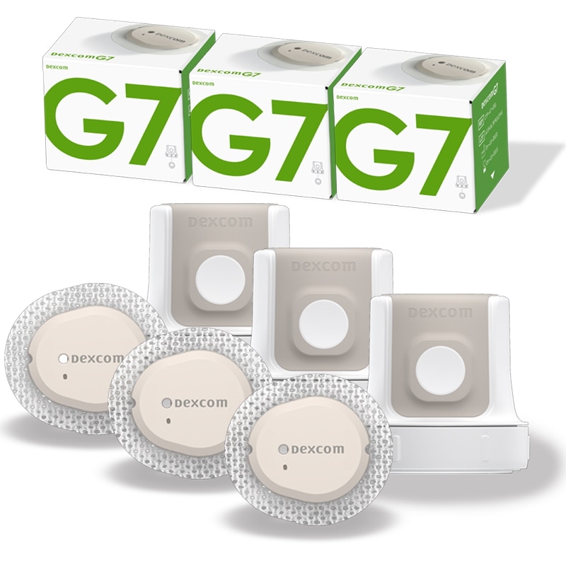Dexcom（デクスコム） G7 CGMシステムセンサー パッチ　3個セット STP-GT-016 アプリケーターセット　持続血糖測定器　血糖値