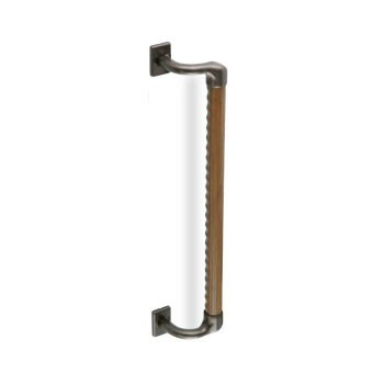 シロクマ　オフセット手すりディンプル アンバー/Mオーク BR-573　600mm