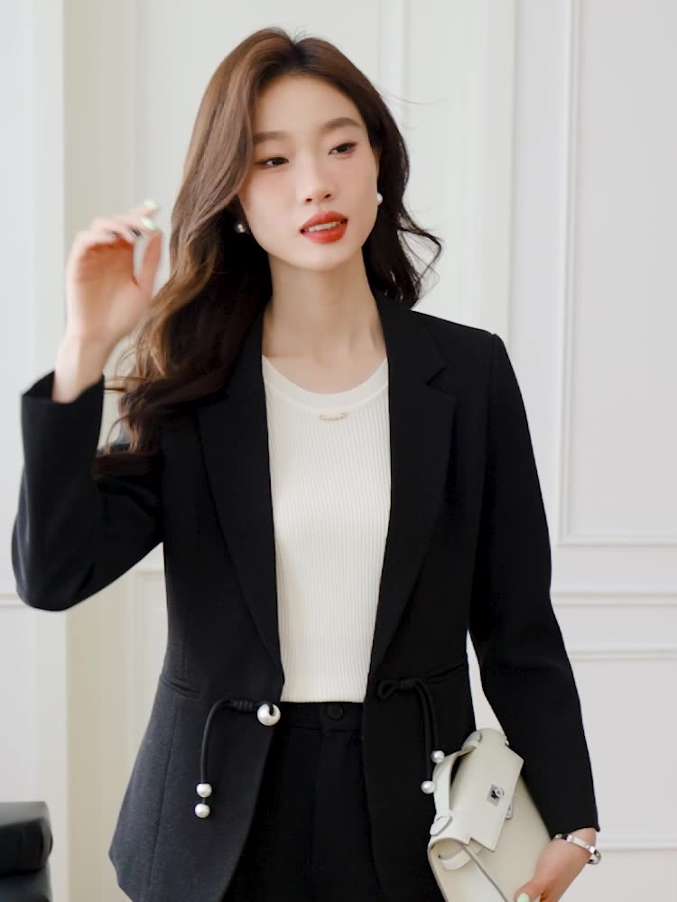 職業用 スーツ 春秋 美容院 ワーキングウェア 高級感 仕事用 レディース 制服