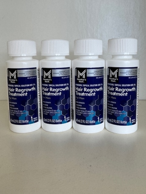 追跡あり！スポイト付 メンバーズマーク 5％ 男性用 4ヶ月 トリートメント 育毛剤 トピカルソリューション カークランドと同成分 60ml×4