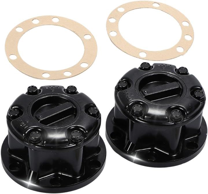 互換品 スズキ SUZUKI ジムニー マニュアル フリー ハブ ハブロック 左右 セット ブラック 手動切り替え ホイールハブ オフロード( ブラック)