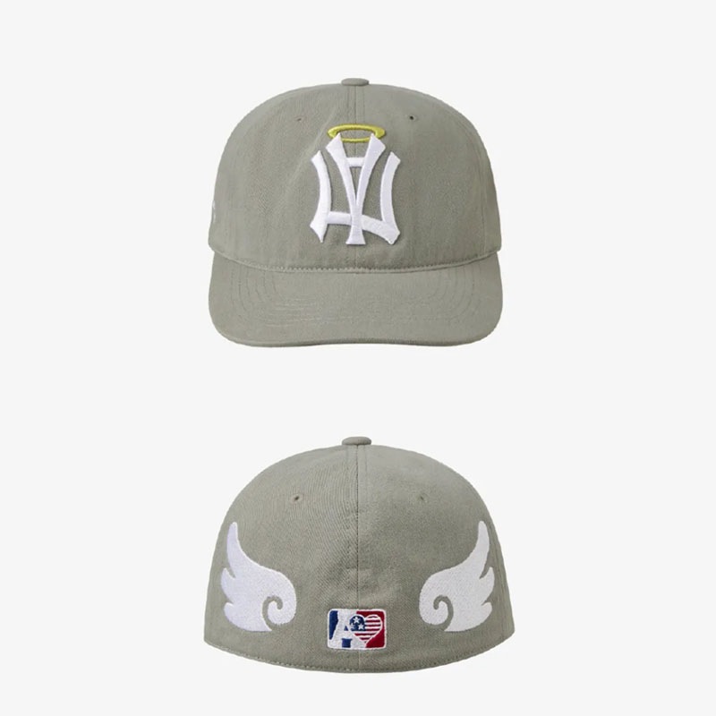 AE SYMBOL ANGEL WING CAP [GREY]