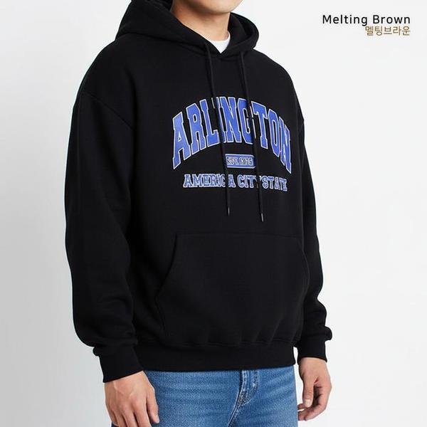 メンズレタリングオーバーフィット起毛パーカー AL25 5,276円