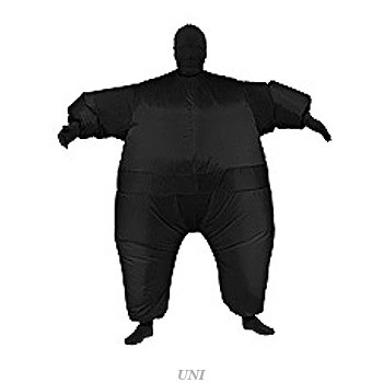 コスプレ 仮装 ブラックインフレータブル Std 【 コスプレ 衣装 ハロウィン 仮装 パーティーグッズ おもしろ コスチューム 着ぐるみ 大人用 爆笑 空気で膨らむ 笑える 面白コスチューム レディ