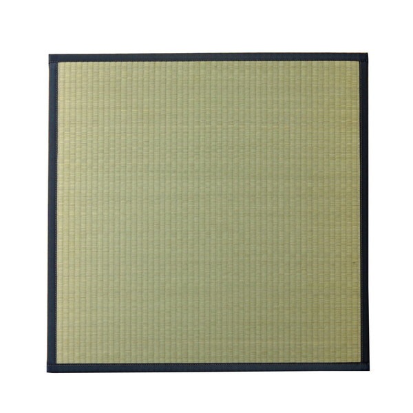 1110231190215 置き畳 半畳 国産 い草 簡単 和室 ネイビー 約82×82cm 4枚組 メーカー直送