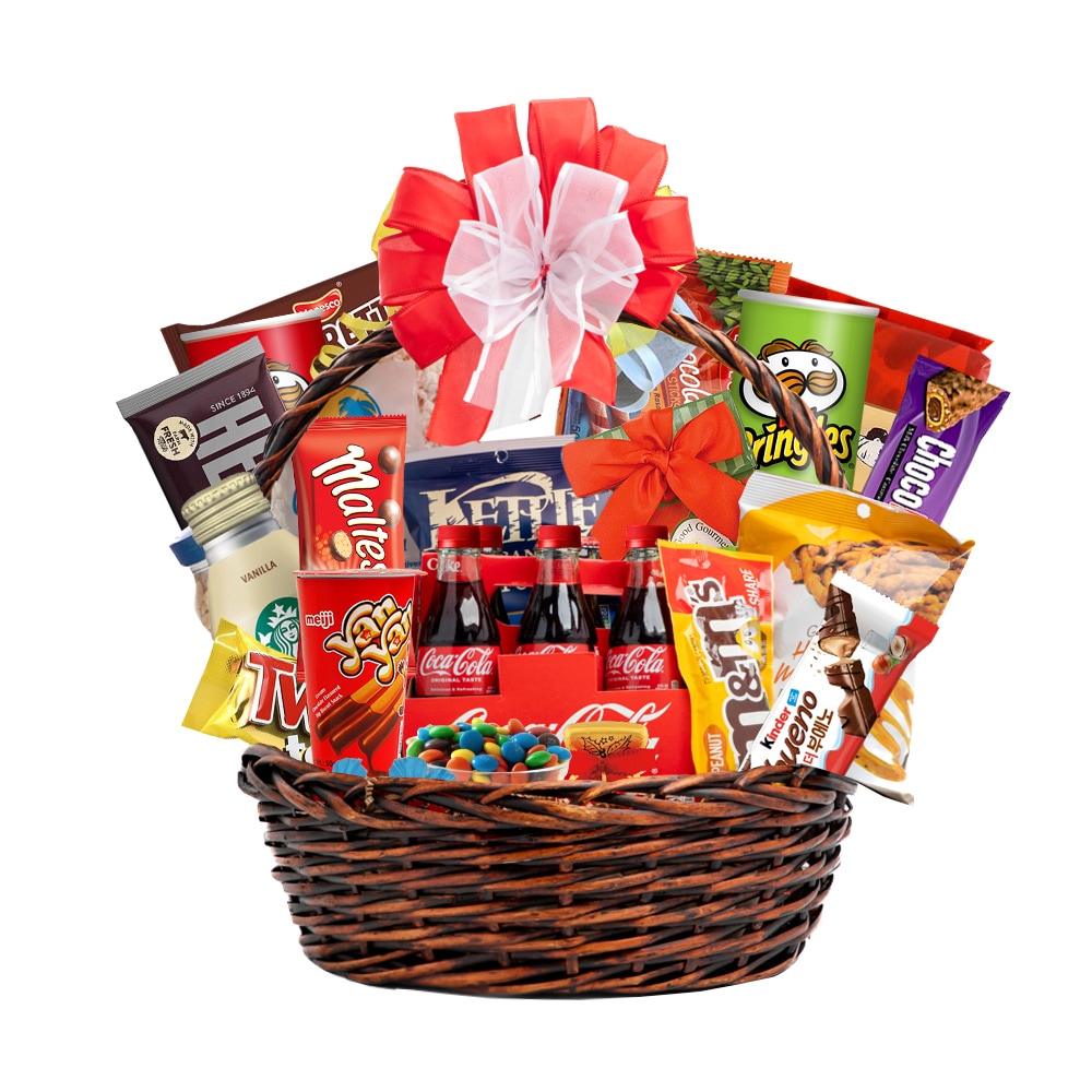 コカ·コーラ 菓子 飲料 かご プレゼント B10