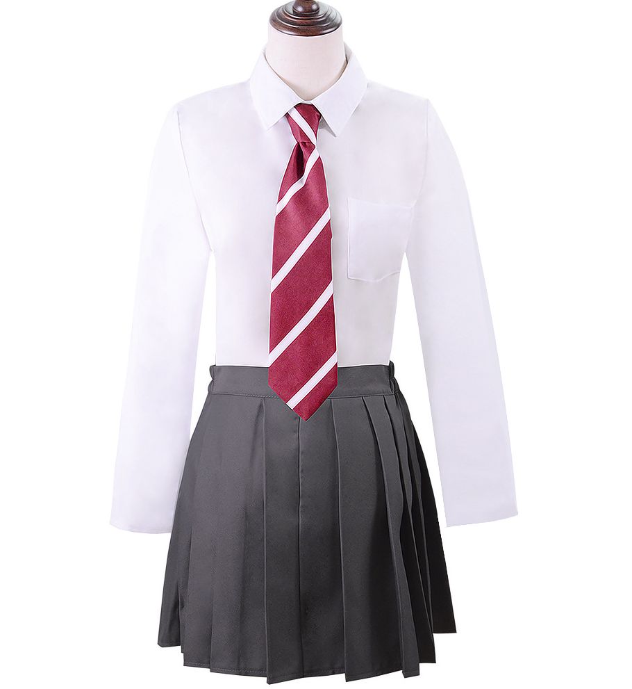 よふかしのうた 風 朝井アキラ あさいあきら コスチューム コスプレ衣装 学生服 4点セット サイズ S―XXL