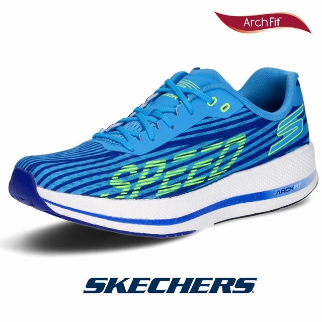 スケッチャーズ メンズ スニーカー ゴーラン ライド レイザー4 滑りにくい ランニングシューズ ローカット グッドイヤー 軽量 マシンウォッシャブル 246075 ブル