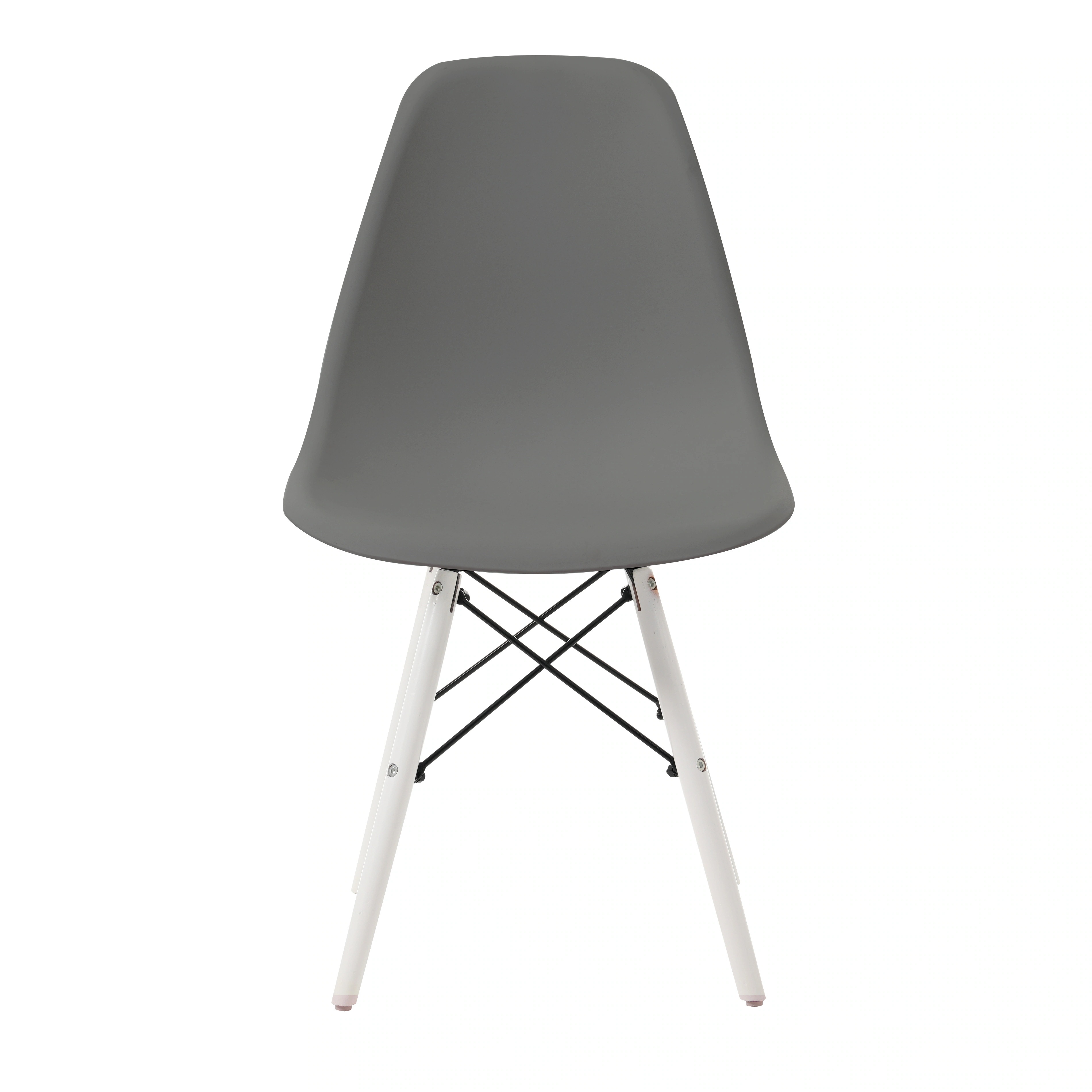 【国内発送Ｍ】627【2脚】【グレー座面＆ホワイト脚】イームズチェア リプロダクト ダイニングチェア ダイニングチェアー イームズチェア DSW eames イームズ チェアー DSW イームズ椅子
