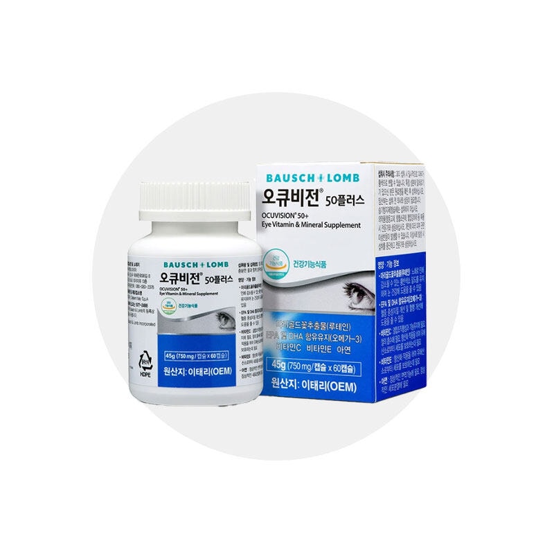 [Bauschlomb] Ocuvision 50 Plus 750mg * 60 Capsules * 2ea
