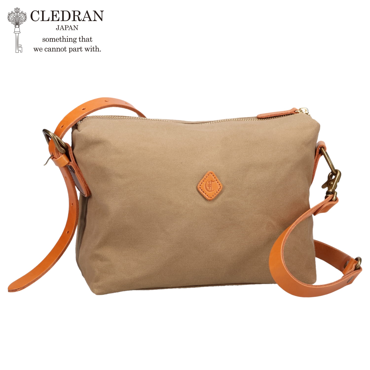 ショルダーバッグ メンズ レディース 斜めがけ 大人 軽量 INNO 2WAY M ベージュ CL2039