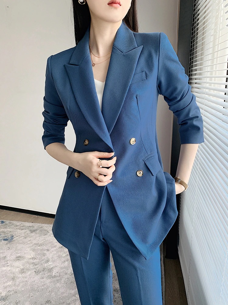 2025ファッションのブレザーの韓系スーツ ワイドパンツ 職業服 作業服 OLオフィス ビジネス 入園式 入学式