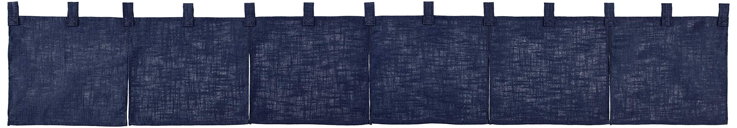 サンメルヘン のれん メーカー品番001-09 カラー紺 縦×横(mm)250×1700 質量(g)150 材質:綿65%麻35% 和風モダンな感じと丈夫な作り プロ用 業務用 YHV0603