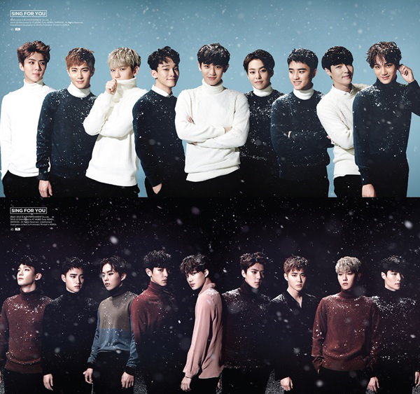 EXO ポスター Qoo10] EXO Sing For You ポスタ