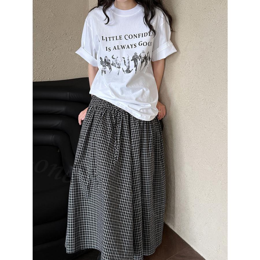 スカート ロング ティアード マキシ レディース プリーツ ウエストゴム ハイウエスト 無地 ロングスカート フレア フレアスカート ティアードスカー 5,670円