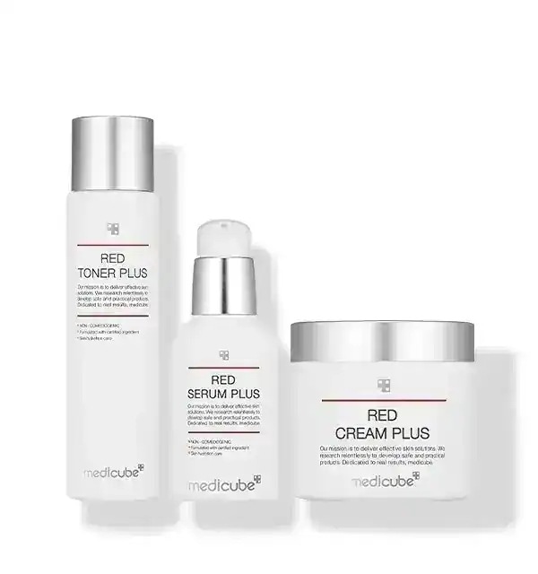 (大容量) レッドライン 2.0 3種 SET(セラム50ml+トナー200ml+クリーム100ml) #ニキビ肌に適します