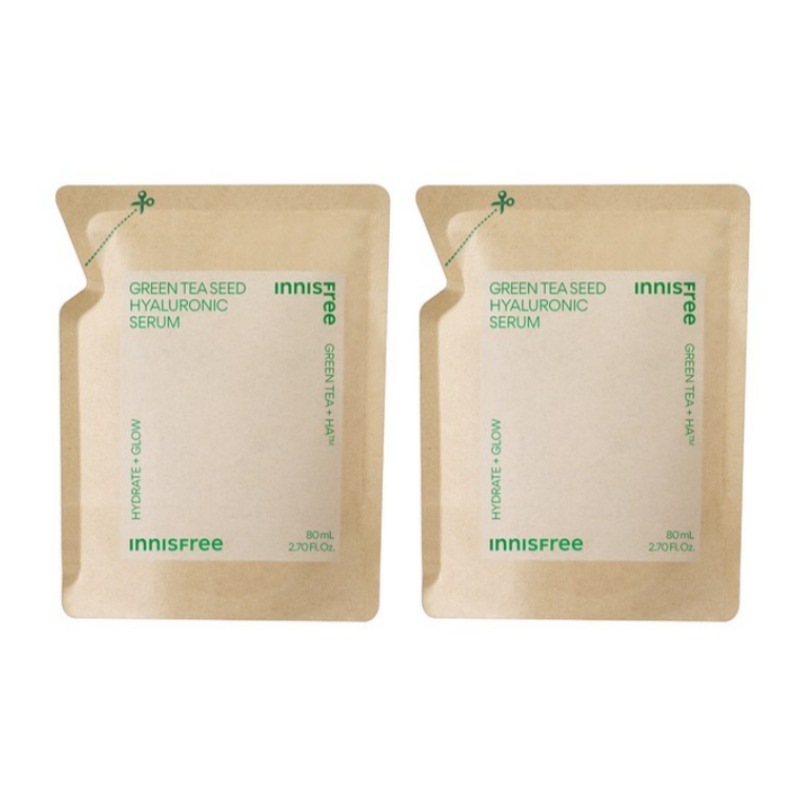 [1+1] REFILL グリーンティーシードヒアルロンセラム 80ml x 2個 / グリーンティー ーシード ヒアルロン酸セラム 詰替
