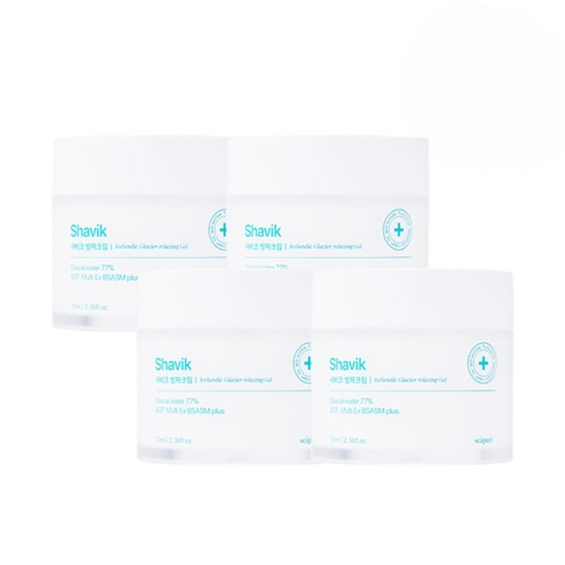 シーフューリーシャビーク氷河クリームにきび肌毛穴クリーム4box