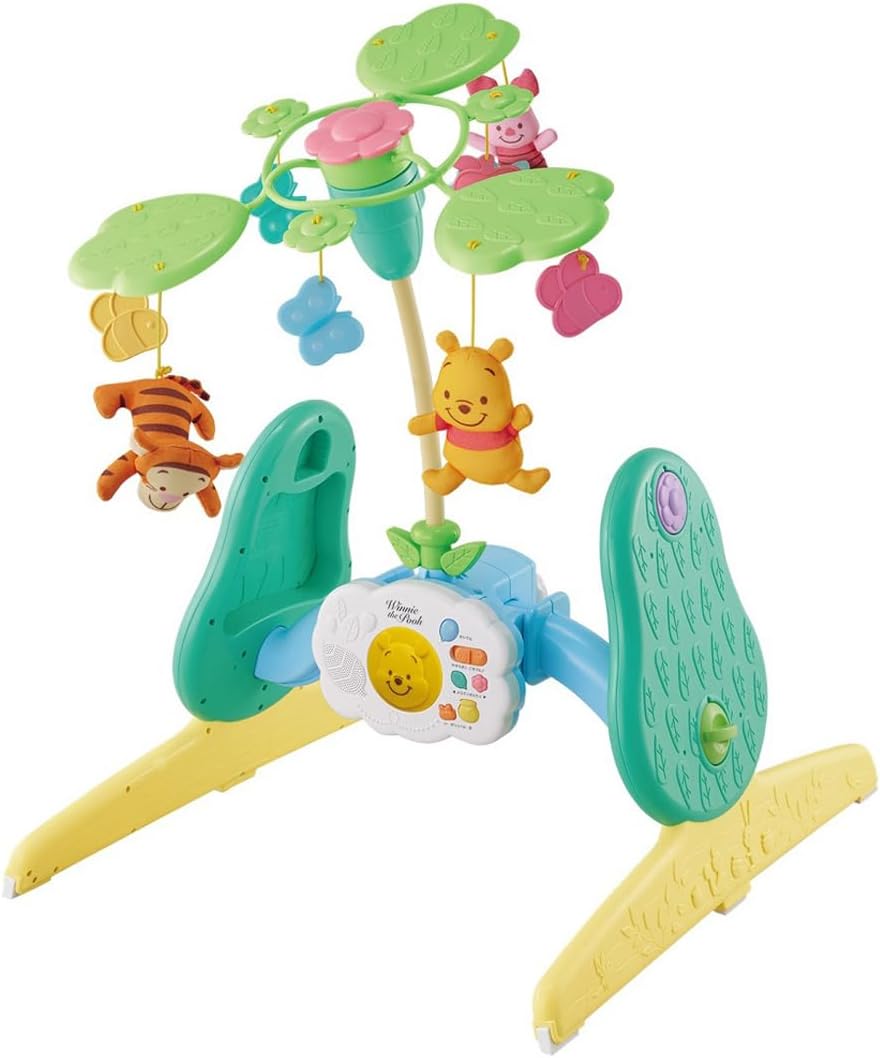 【2025年モデル】タカラトミー(TAKARA TOMY) ディズニー えらべる回転 6WAYジムにへんしんメリー プラス くまのプーさん