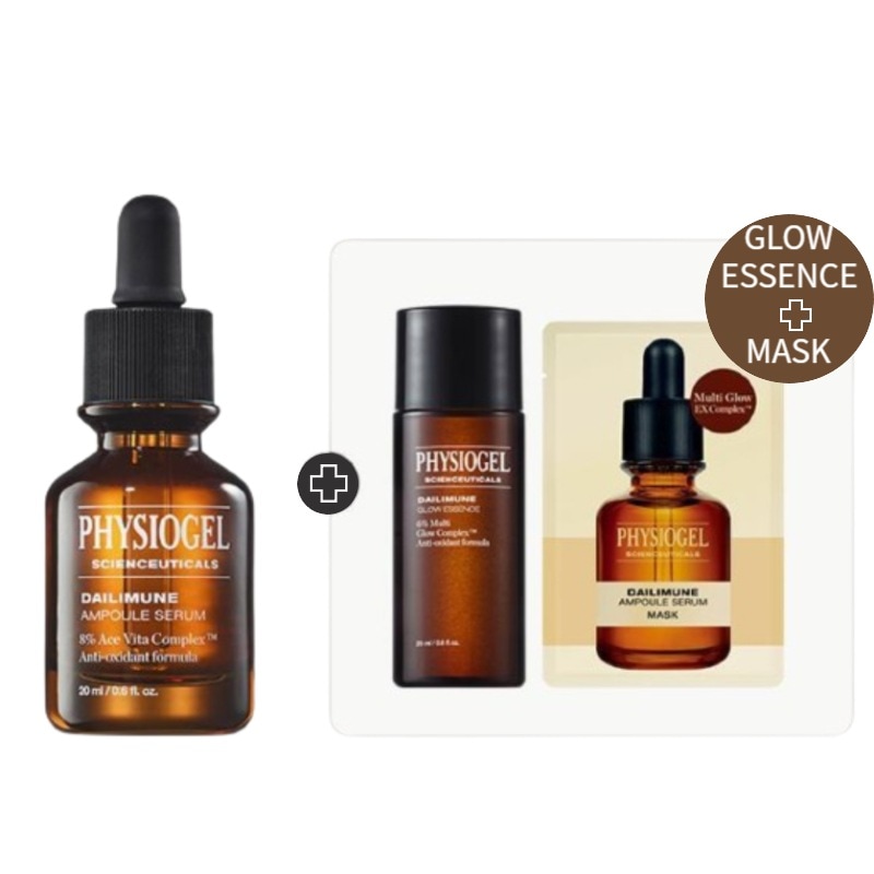 サイエンシューティカルズデイリーミューンアンプル 20ml (グロー エッセンス 20ml+ マスクパック1枚)贈呈