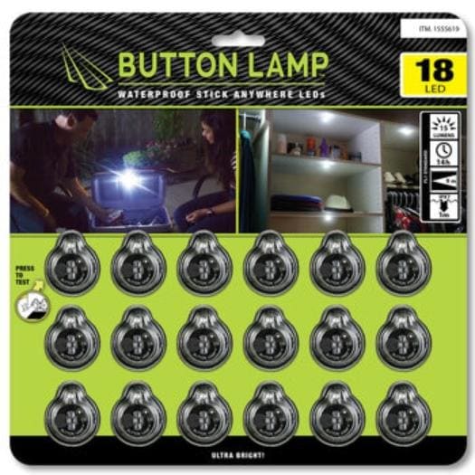 【倉庫直送】パンサービジョン LEDボタンランプ18個入り x 2個セット