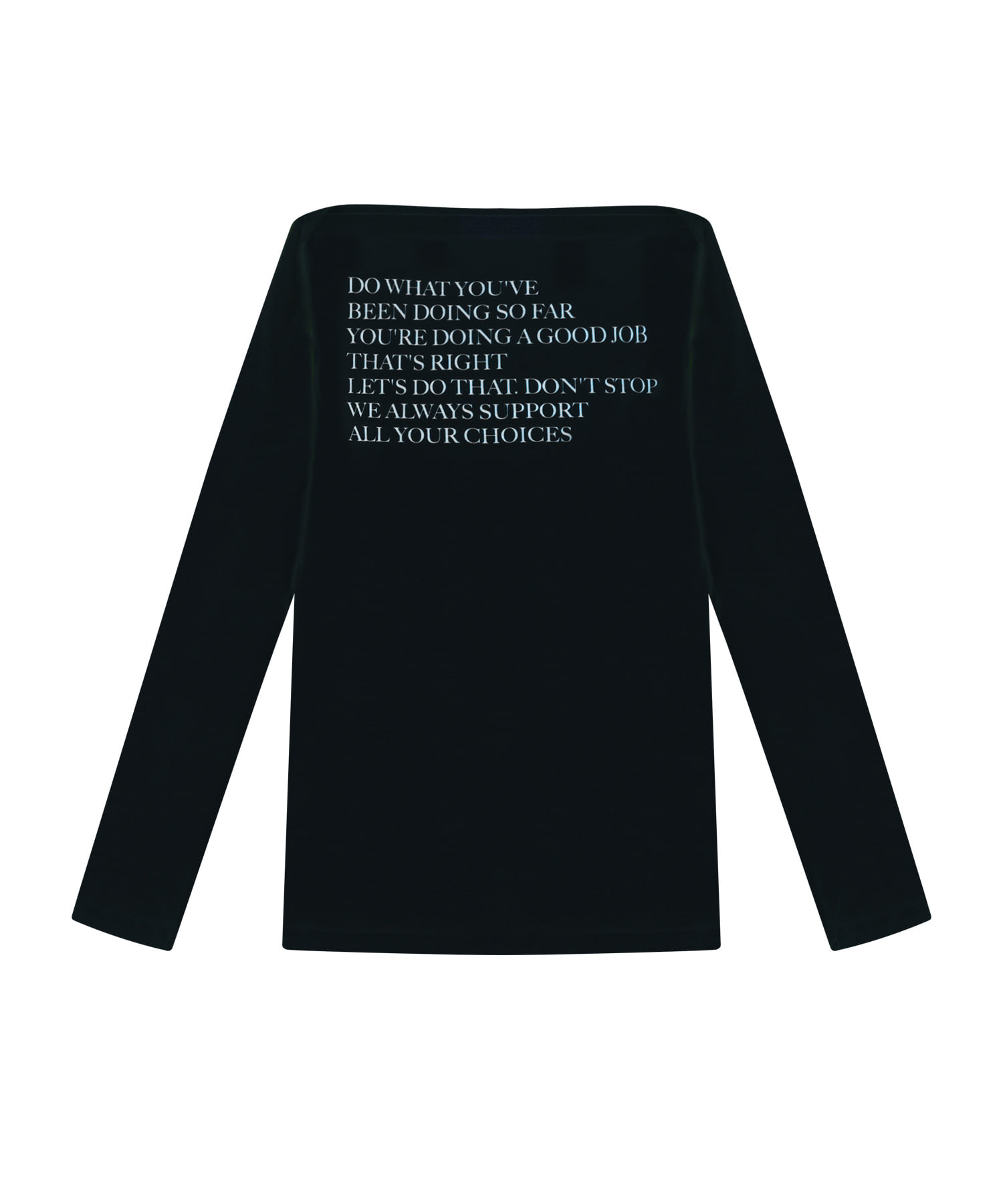YK Cheer Long Sleeve-Black