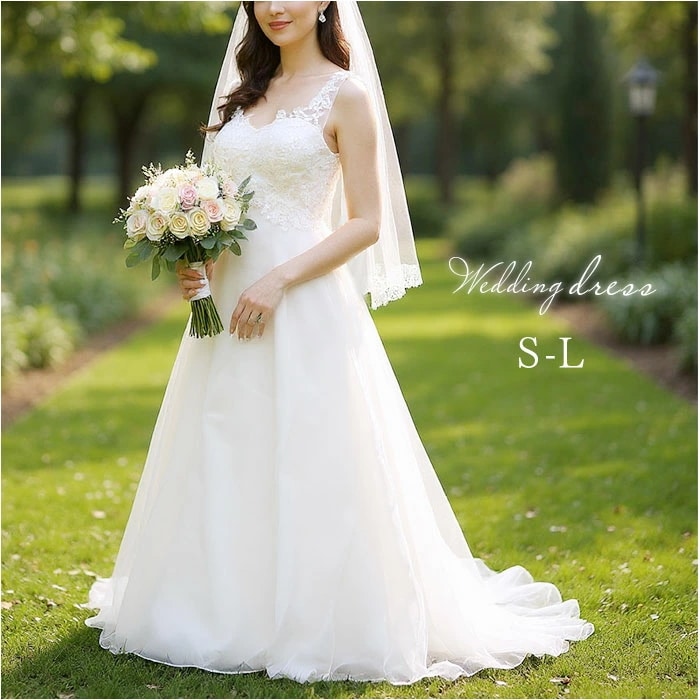 ウェディングドレス 白 通販 ウエディングドレス ブライダルドレス トレーン ドレス レディース パーティドレス イブニングドレス カクテルドレス ロングドレス お色直し 花嫁 結婚式 二次会 披露宴