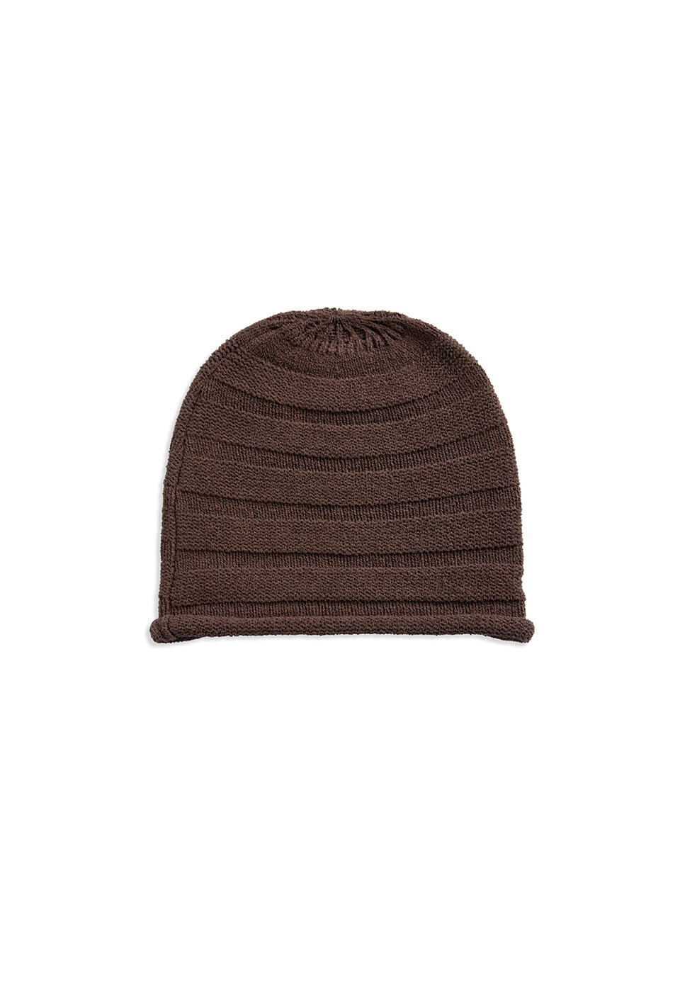 【OPEN Yy】 ROLLED RIDGE BEANIE : BROWN 7,840円