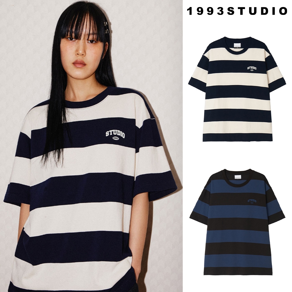[1993studio] Block Stripe T-shirt