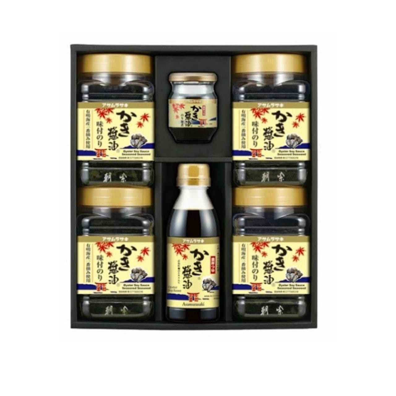 アサムラサキ 朝紫 かき醤油のり佃煮セット KT-30 5個 セット ギフト ギフトセット 詰め合わせ 牡蠣 醤油
