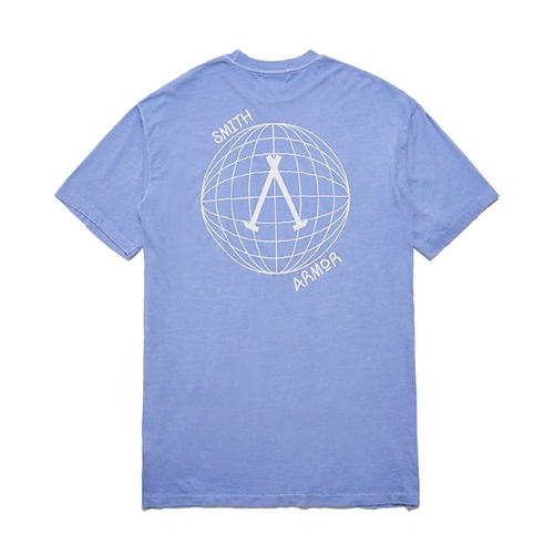 [送料無料]スミスアもー アースサロゴプリントTシャツあお
