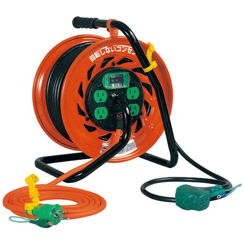 日動工業　NICHIDO 電工ドラム マジックびっくリール 100V 3芯 20m　RZEB20S