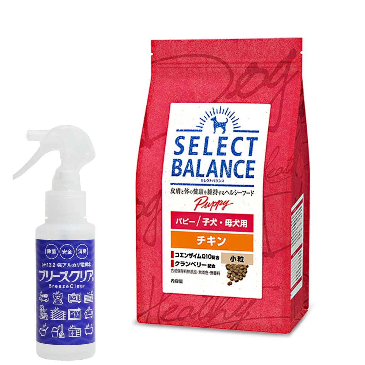 パピー チキン 小粒 3kg【ph13.2強アルカリ電解水100ml付き】