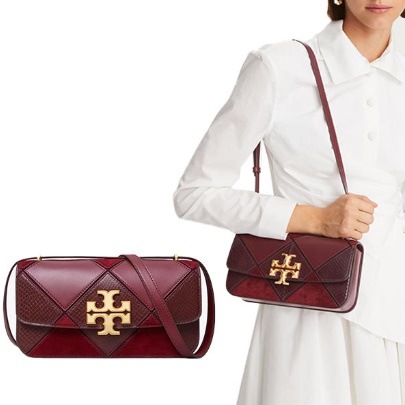 140505 SMALL ELEANOR PATCHWORK RECTANGULAR BAG
