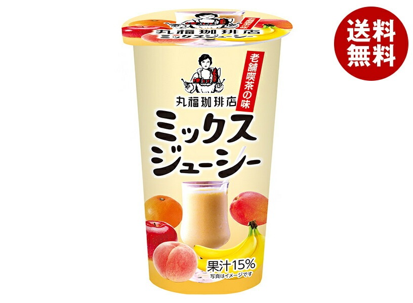 【賞味期限2025.10.24かそれ以降】メロディアン 丸福珈琲監修 ミックスジューシー 180g＊24(12＊2)本入＊(2ケース)