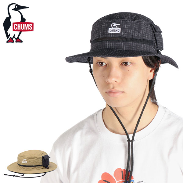 日本正規品 ハット メンズ レディース 夏 涼しい 帽子 日除け帽子 UVカット UV おしゃれ 春夏 春 虫よけ加工 あご紐付き 通気性 紫外線対策 ブラック ANTI－BUG CH05-1409