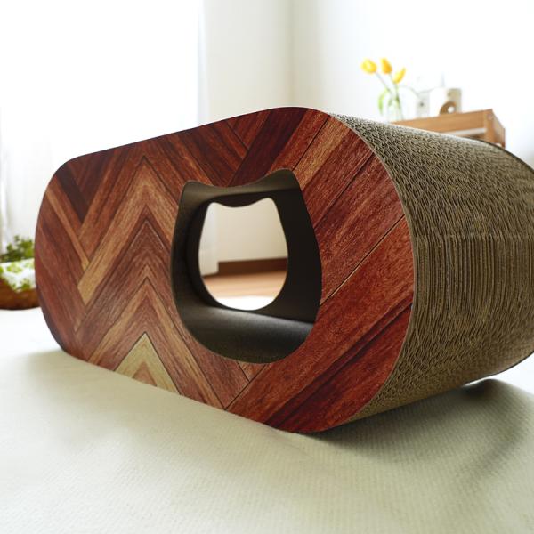 爪とぎ 猫 段ボール ダンボール ネコ おしゃれ 爪研ぎ ストレス解消 北欧 馴染む ペット用品 耐久性 高密度 遊び場 木目 ヘリンボーン