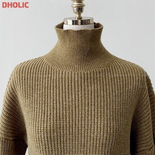 [メガ割りSALE]ハイネックボレロニット&ベルト付中綿裏地AラインベストSET