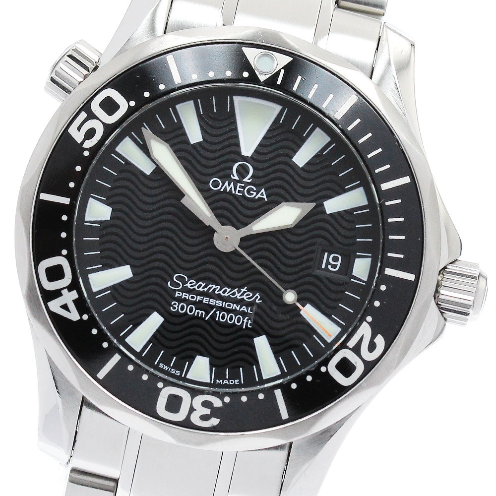 オメガ OMEGA 2262.50 シーマスター300 プロフェッショナル デイト クォーツ ボーイズ 良品 _891837【中古】