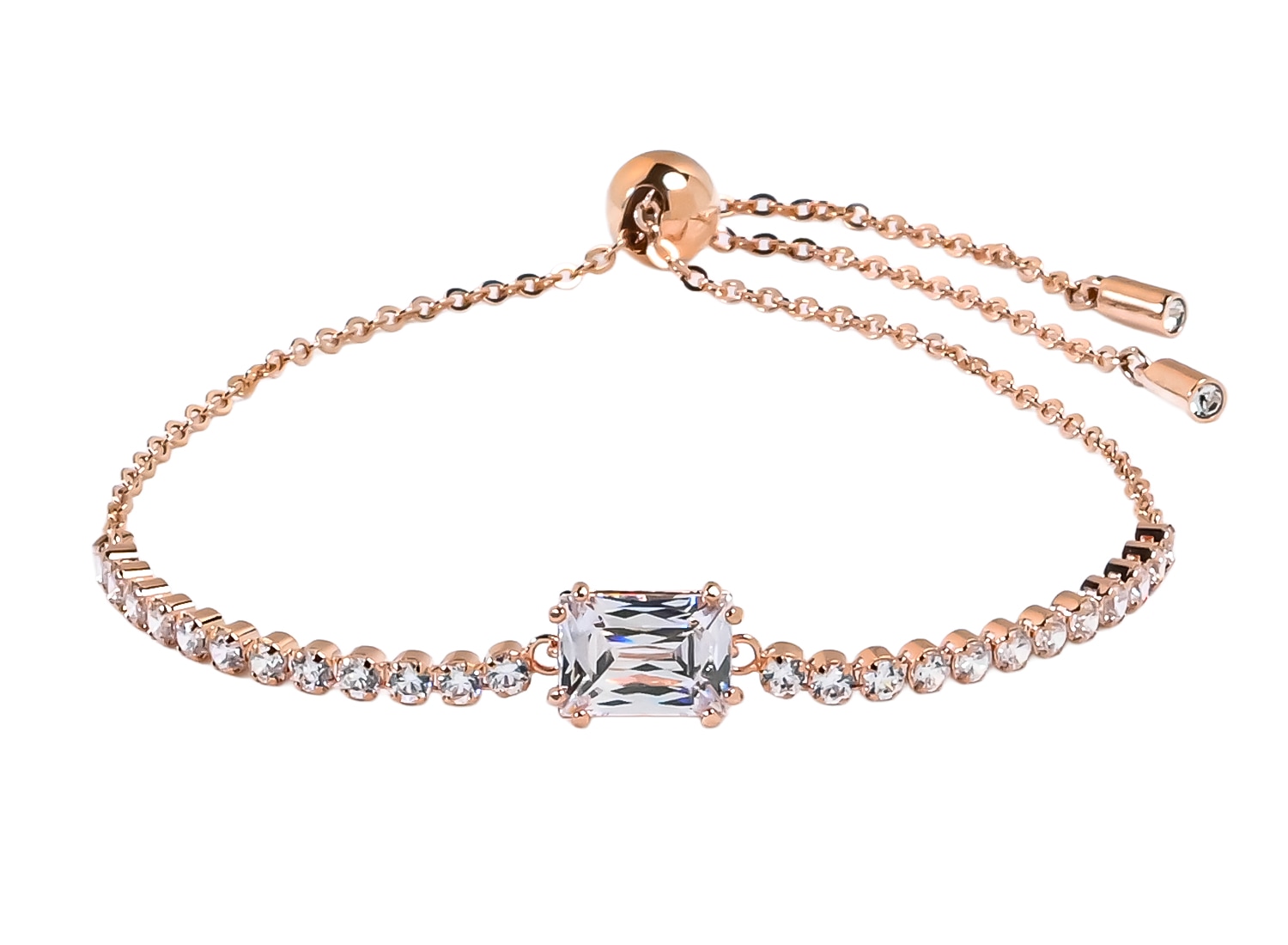 ブレスレット マトリックス テニス クリア ローズゴールド 5730706 ジュエリー