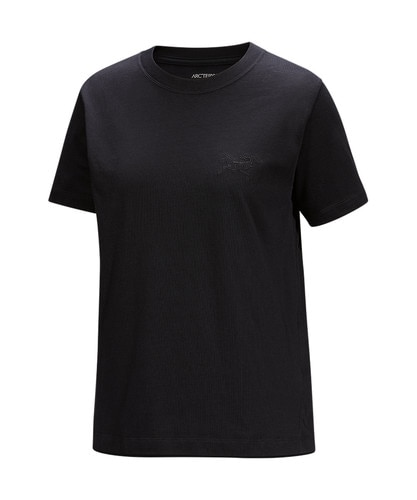 ARCTERYX アークテリクス KRAG COTTON BIRD CREW SS レディース 半袖Tシャツ BLACK