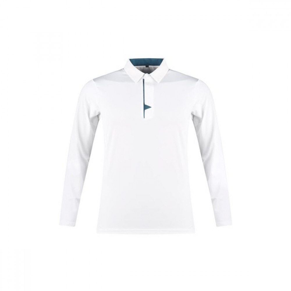 (Luxgolf) ラックスゴルフルツェルンメンズパフォーマンスラインロングスリーブゴルフシャツ BLU3S406