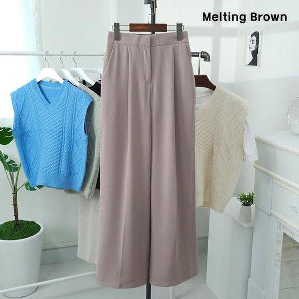 女性ワイドパンツ　女子ストレートパンツ　ワイドレッグパンツ