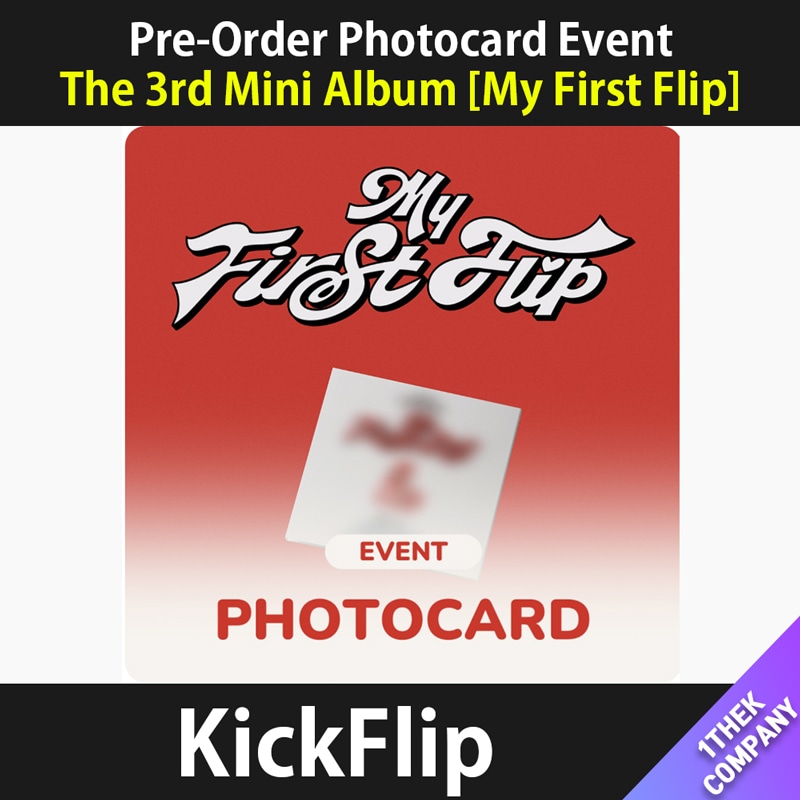 【７種セット】（オンライン特典）CRUSH VER.(DIGIPACK) KickFlip The 3rd Mini Album [My First Flip]