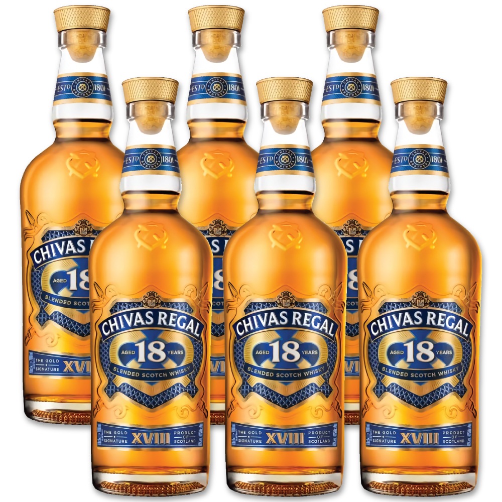 [正規品] シーバスリーガル 18年 700ml 6本セット 40% ブレンデッドスコッチウイスキー